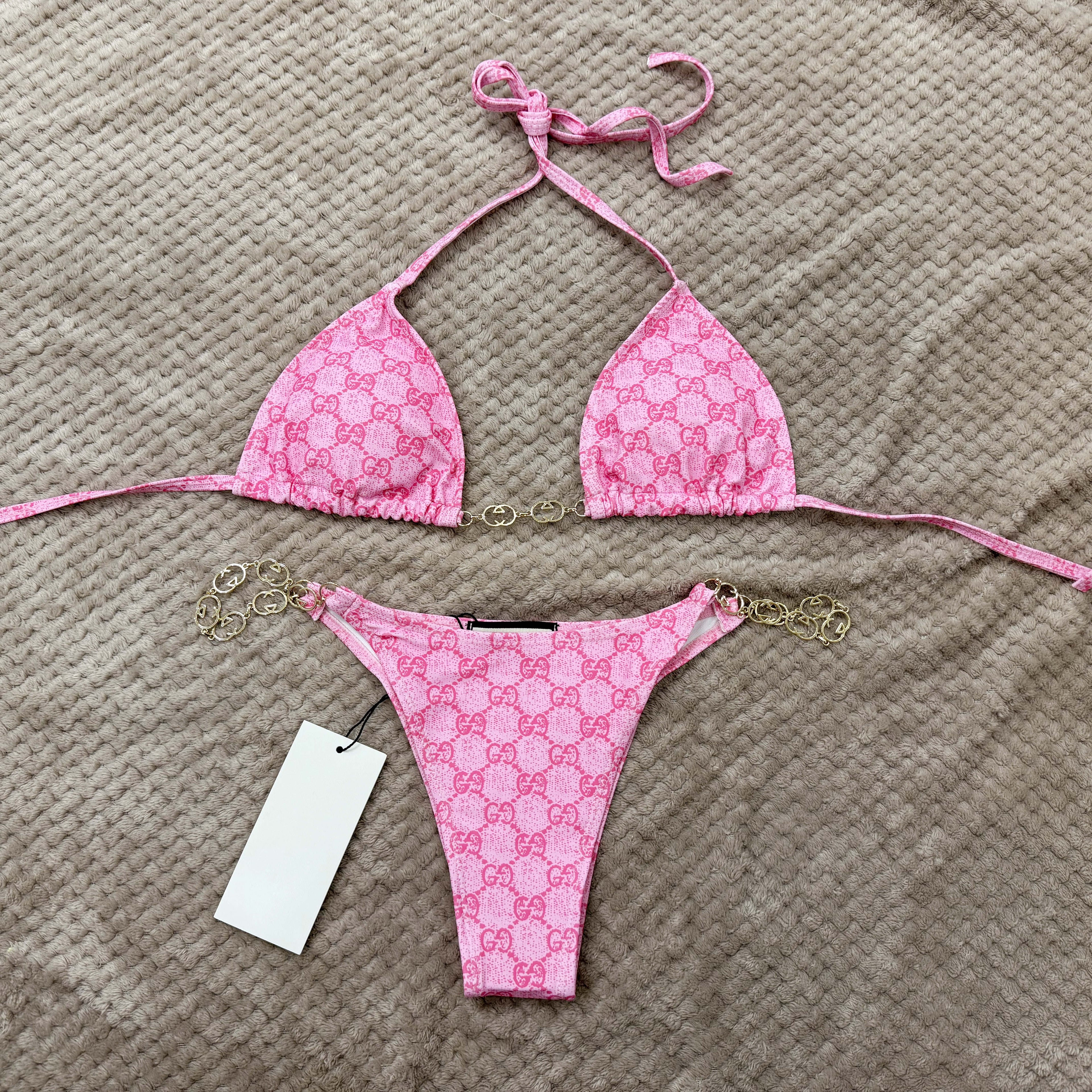 Pink Gucci Print 2-Piece