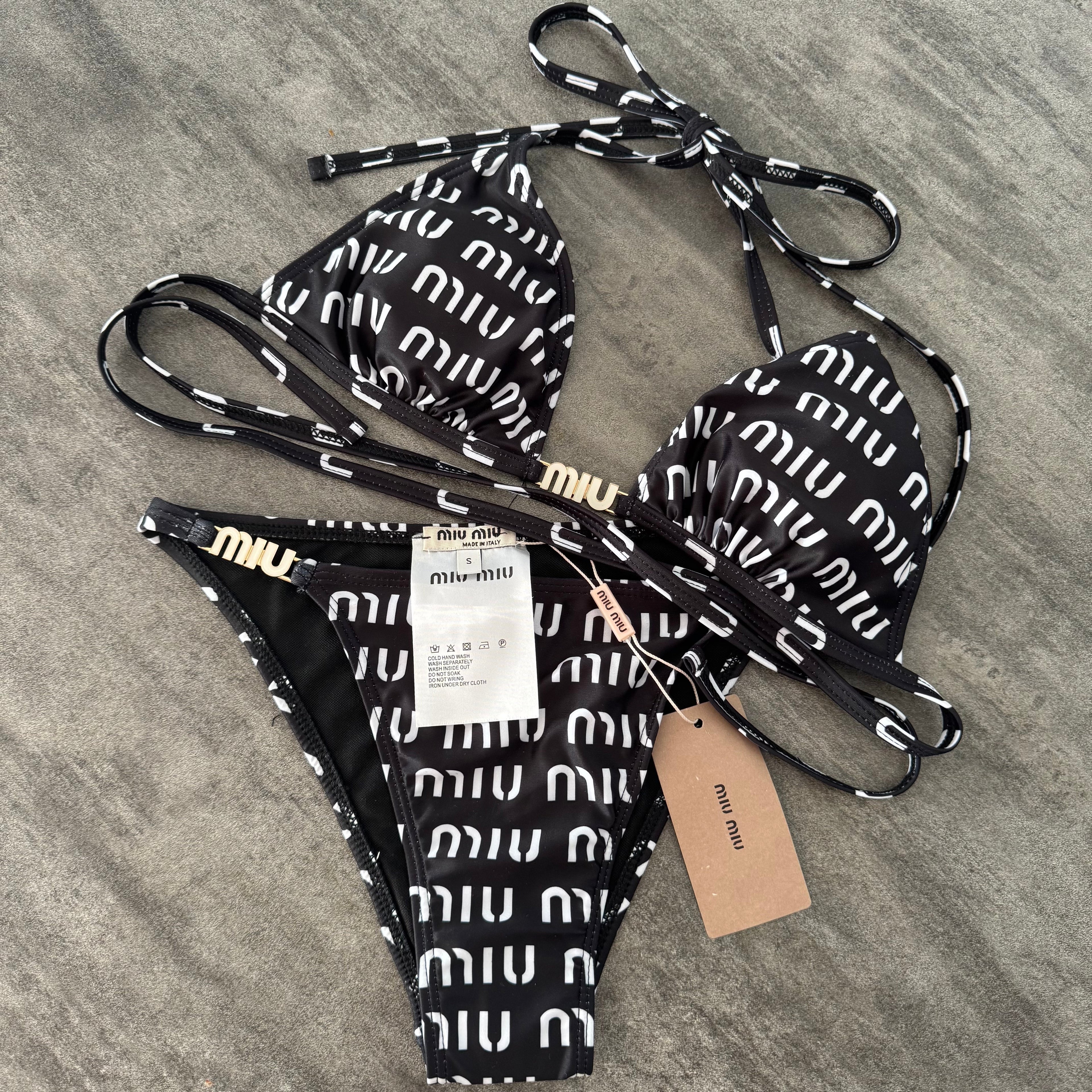Black Miu Miu Print 2-Piece