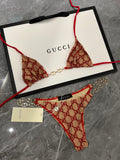 Red Gucci Print 2-Piece