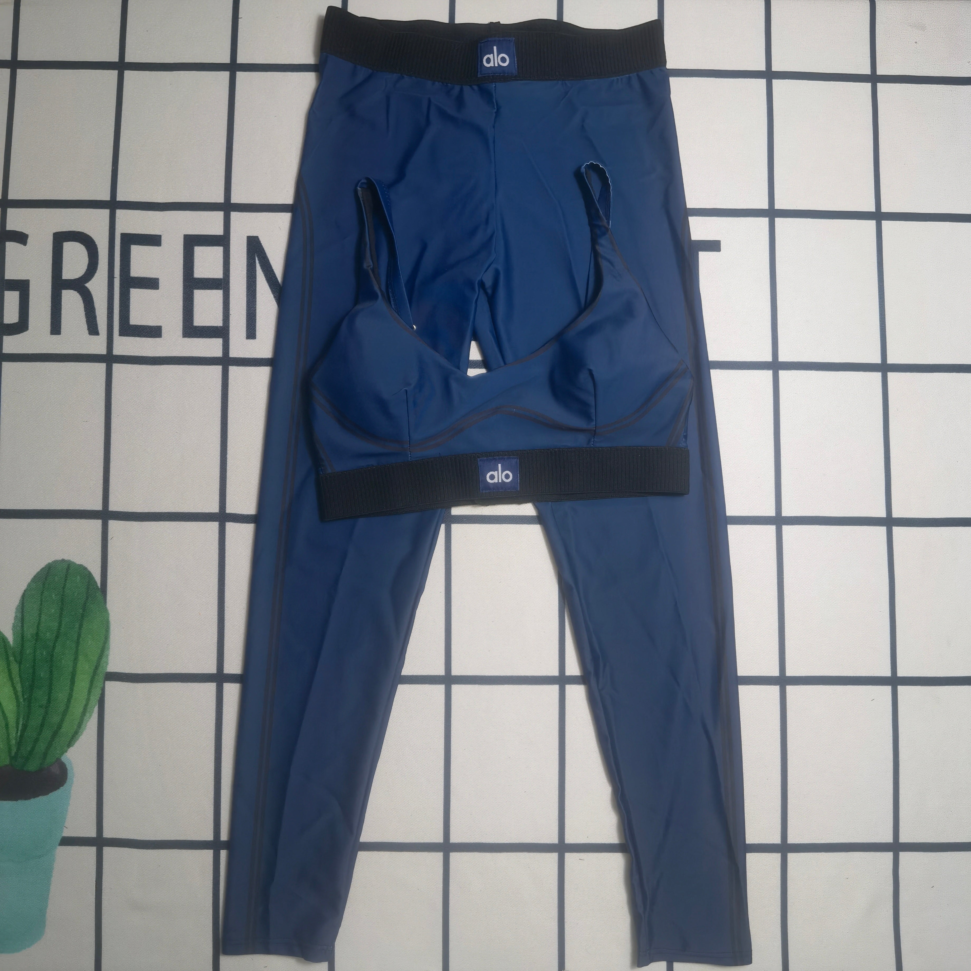 Navy Blue Alo Set