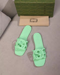 Mint Gucci Sandals