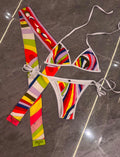Wild Summer Pucci 3-Piece Bikini w/head wrap