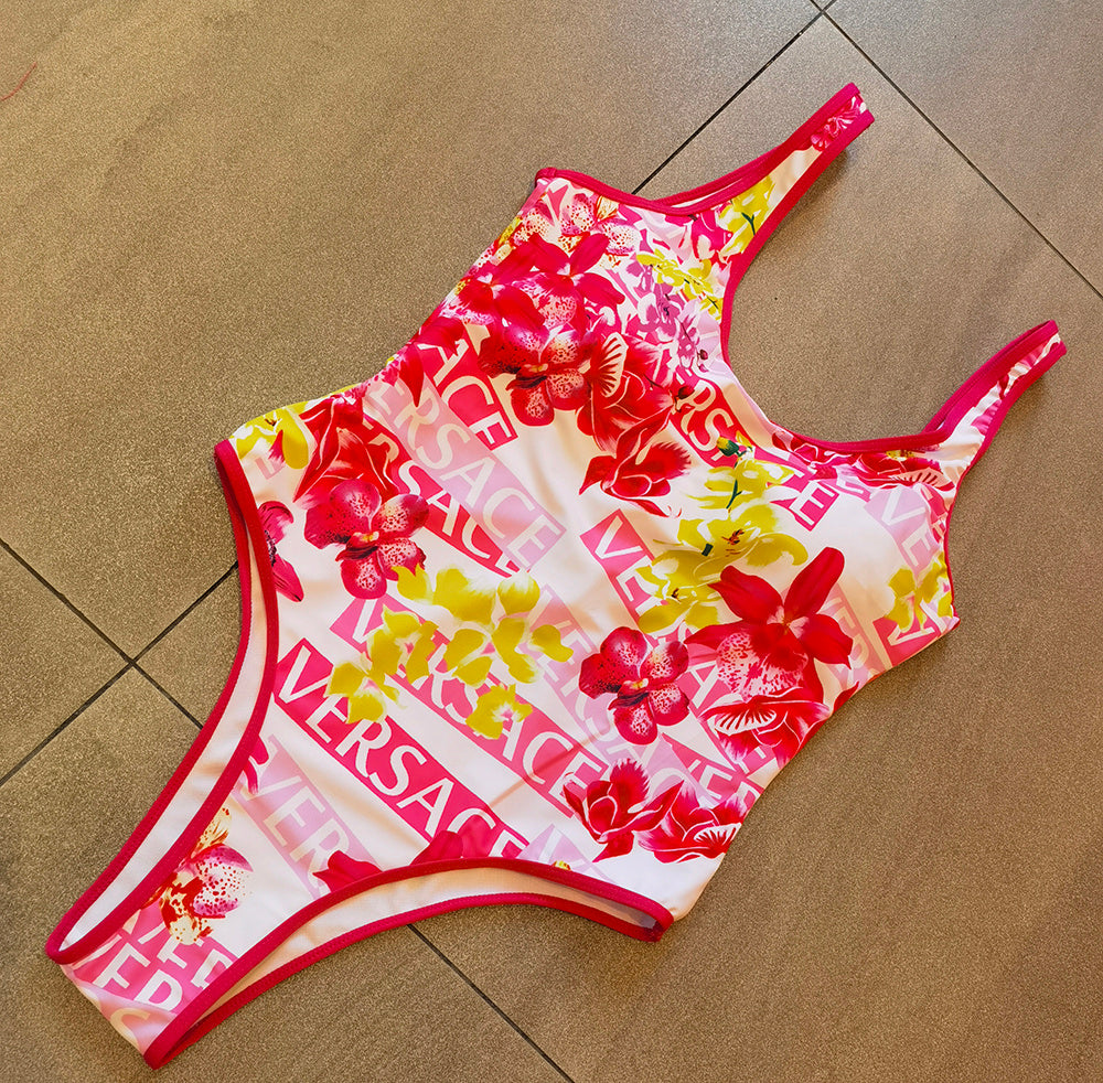 Blazin Pink Versace One-Piece