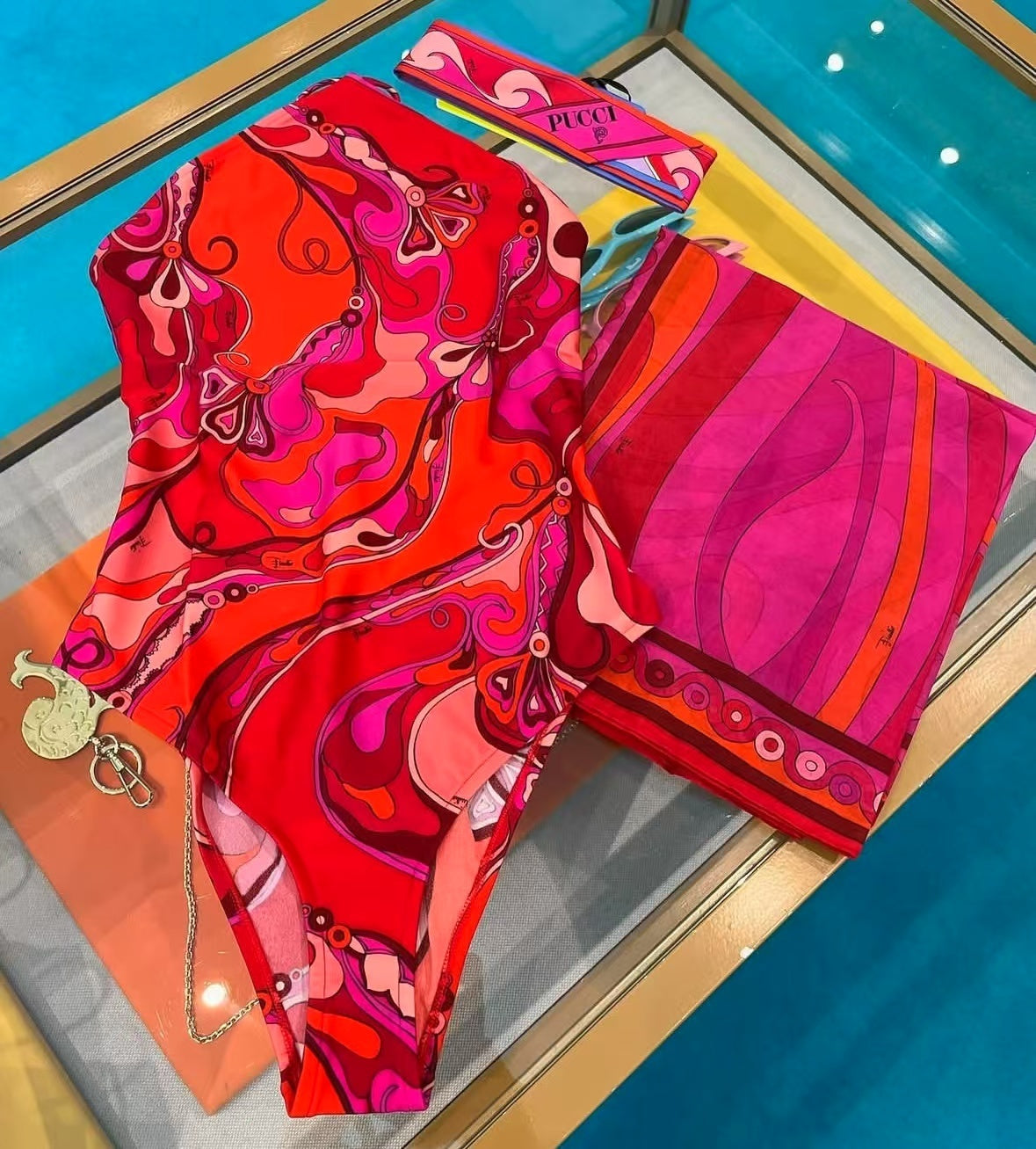 Blazin Pink Pucci 3-Piece