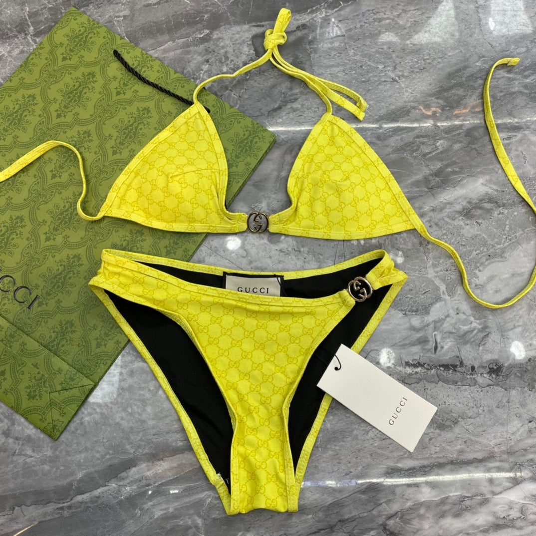 Neon Yellow Gucci 2-Piece