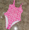 Pink Versace One-Piece
