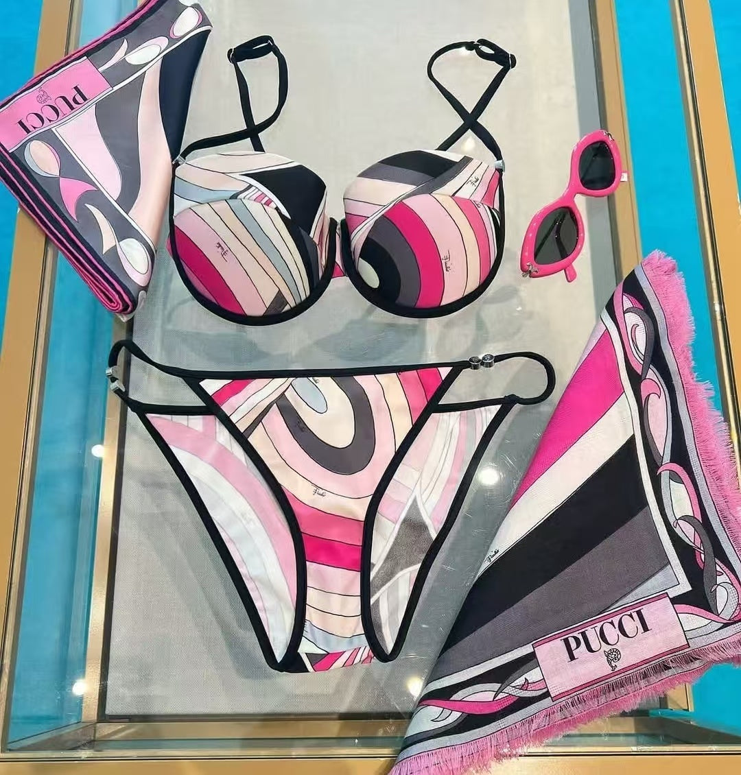 Pink Pucci 2-Piece Bikini